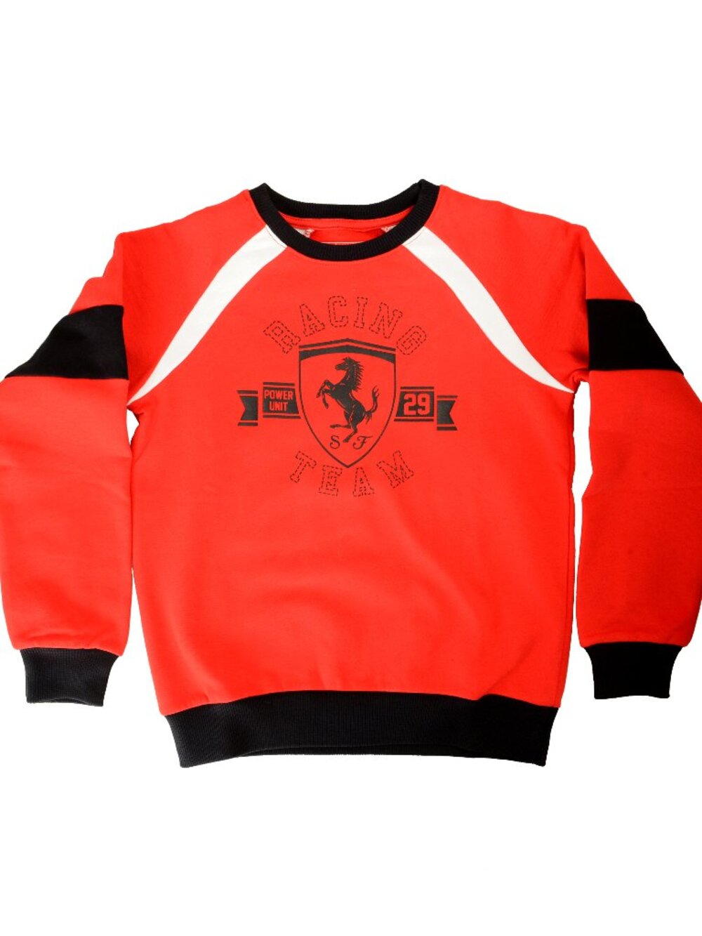 Scuderia Ferrari Kid Red Crewneck Sweatshirt Sz 7/8 Years